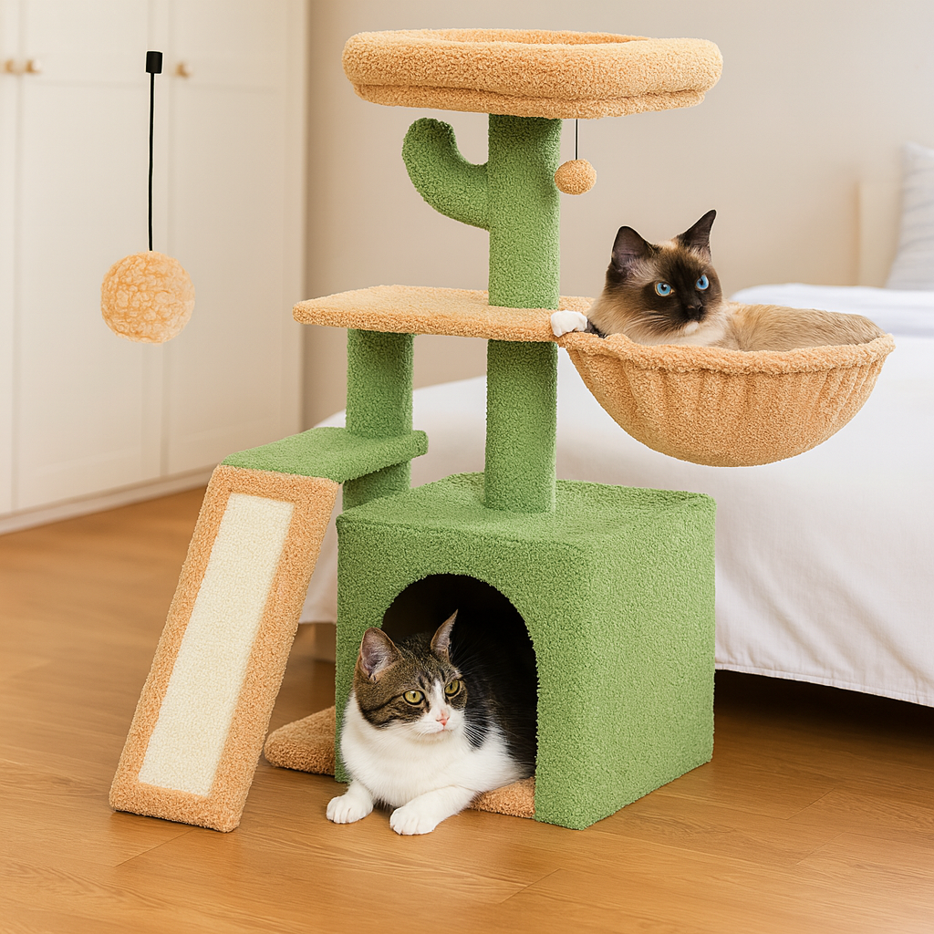 Arbre a Chat - PurrTower™ - Vert