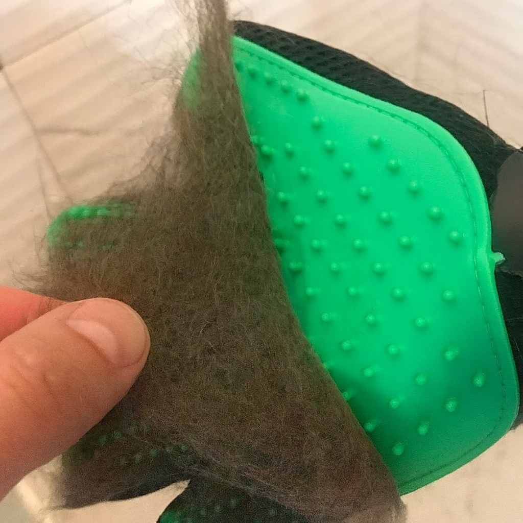 Gant de Toilettage - FurEase™ - Vert