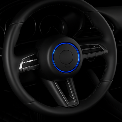 Autocollant Voiture - LogoLoop™ - Bleu