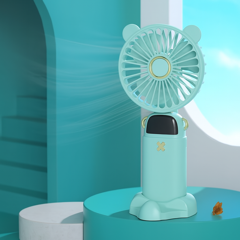 Ventilateur Portable - FlexiCool™ - Bleu