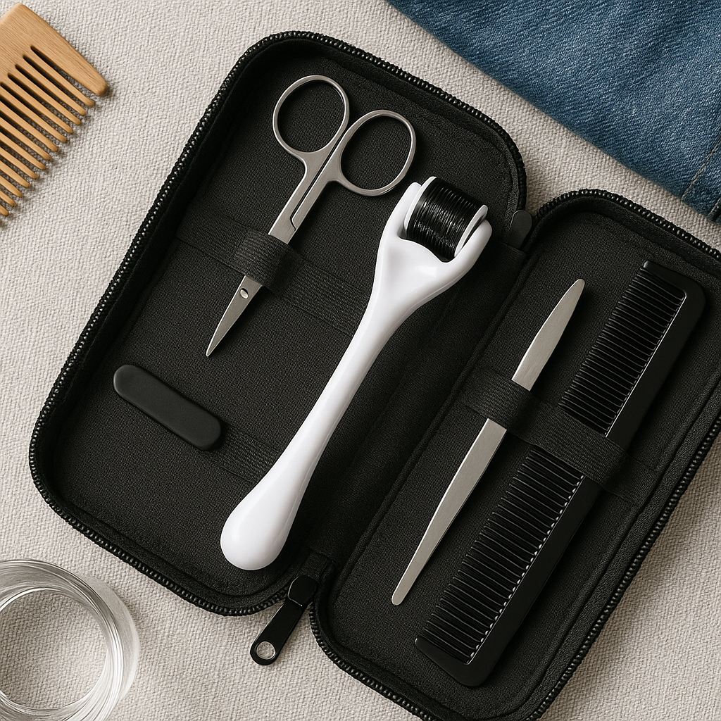 Dermaroller Barbe - BarbeRoll™ - Blanc