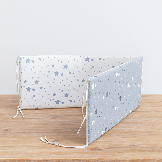 Tour de Lit - CotonBump™ - Blanc Gris