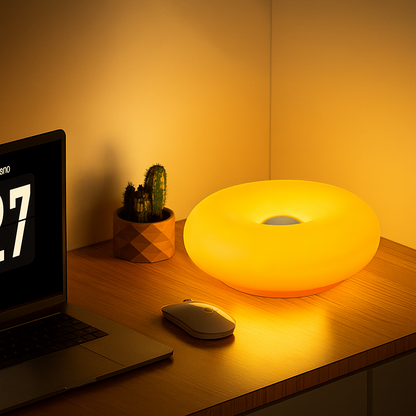 Lampe Donut - ZenAura™ - Orange