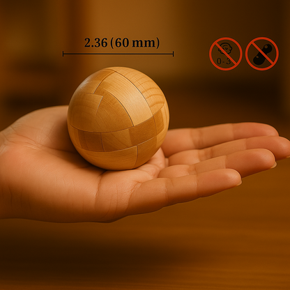 Casse Tête en Bois - LuBanPuzzle™ - Boule Mosaïque