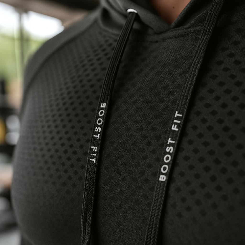 Sweat à Capuche Homme - PowerFit™ - Noir