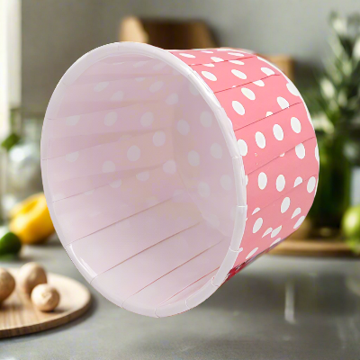 Caissette pour Muffins - CupcakeWrappers™ - Point Rose