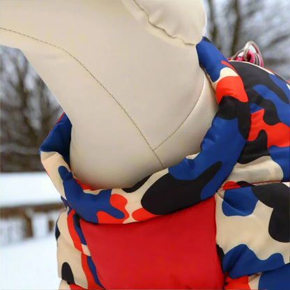 Doudoune pour Chien - WinterDogWarmJacket™ - Rouge