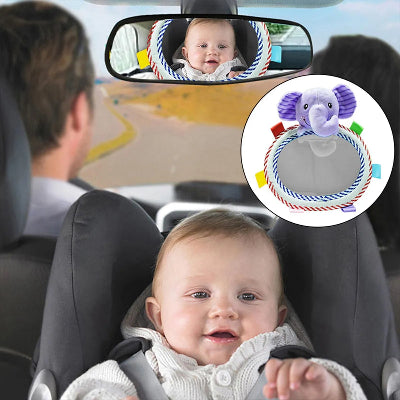 Miroir Voiture Bébé - SweetMirror™ - Elephant