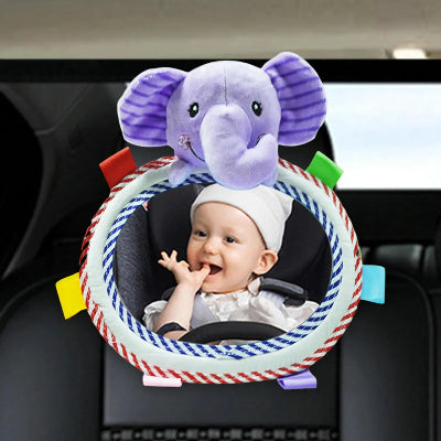 Miroir Voiture Bébé - SweetMirror™ - Elephant