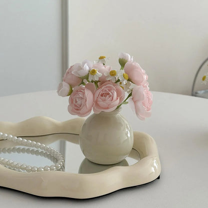 Vase en Céramique - ZenHydroVase™ - Blanc