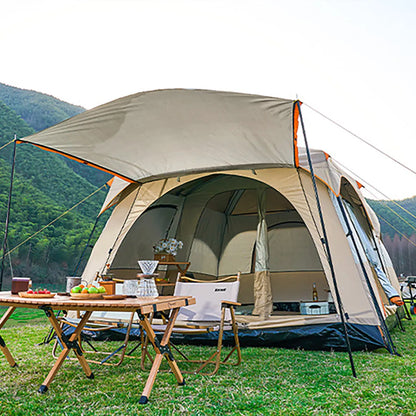 Tente de Camping - AllSeasonTent™ - Beige & Orange