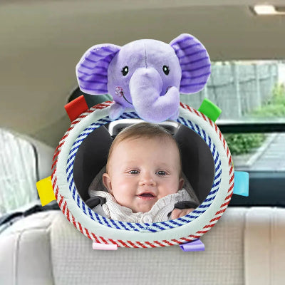 Miroir Voiture Bébé - SweetMirror™ - Elephant