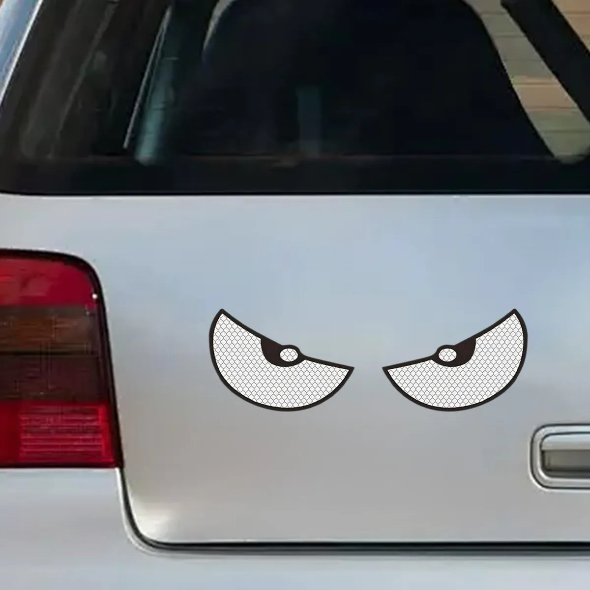 Sticker Voiture - EyeAlert™ - Blanc