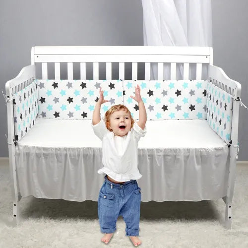 Tour de Lit - CotonBump™ - Bleu Gris