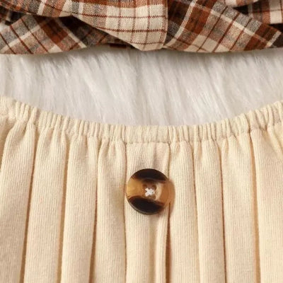 Robe Fille - MiniChicDress™ - Beige