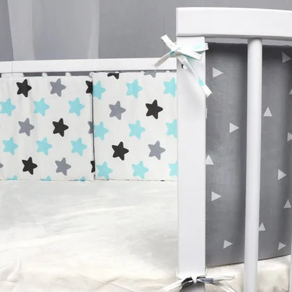 Tour de Lit - CotonBump™ - Bleu Gris