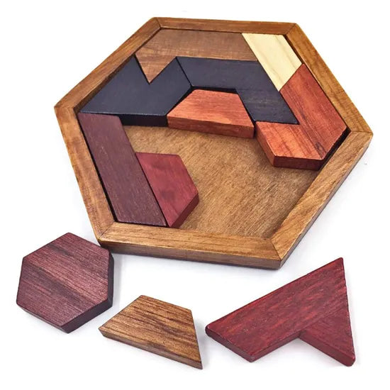 Puzzle en Bois - HexaLogic™ - Bois