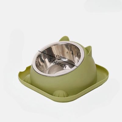 Gamelle Chat - CatTiltProof™ - Vert