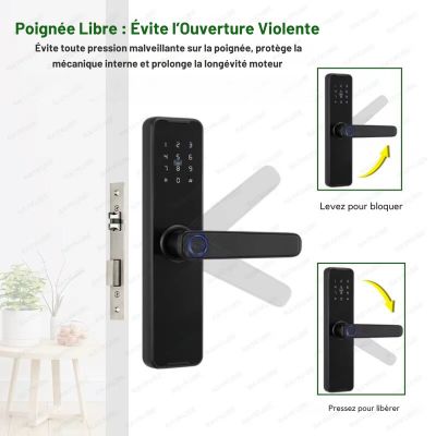 Serrure Connectée - SmartLockPro™ - Noir