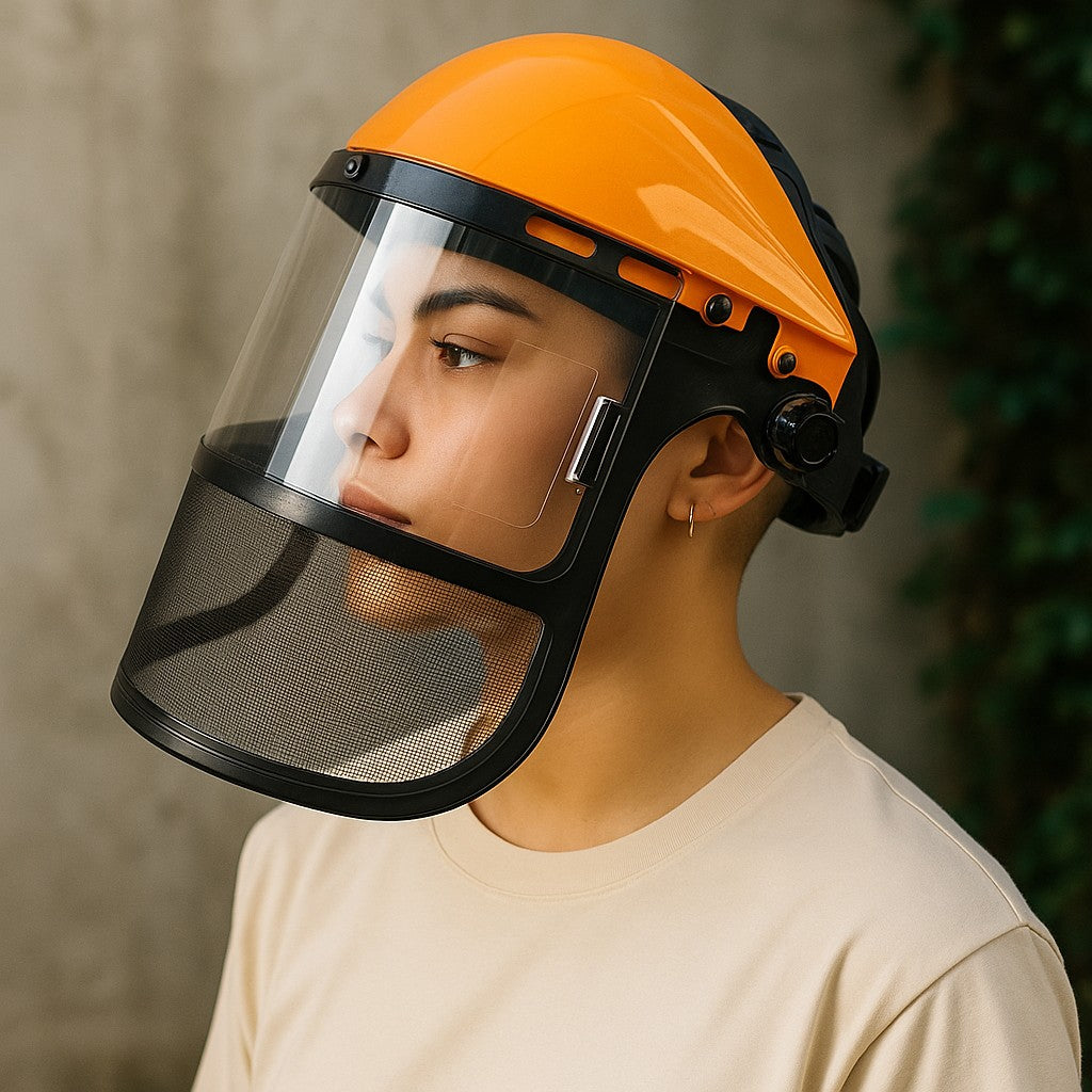 Visière de Protection - HeadMountShield™ - Orange