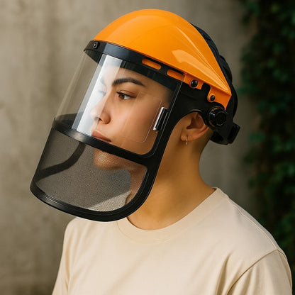 Visière de Protection - HeadMountShield™ - Orange