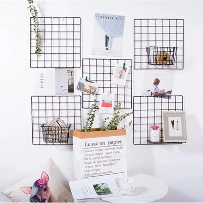 Rangement Mural - ClutterGrid™ - Grille Noire
