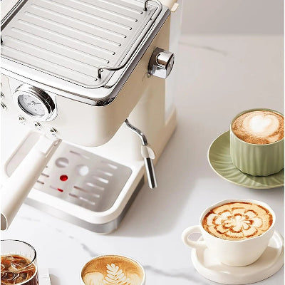 Machine à Café - BaristaElite™ - Blanc