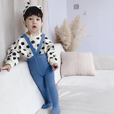Collant Bebe - KnitJoyBaby™ - Bleu