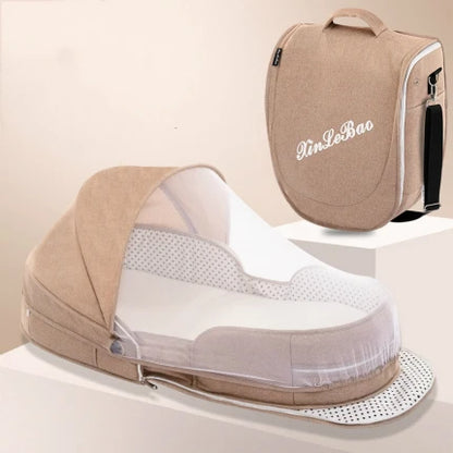 Lit Bebe Pliable - CozyNest™ - Kaki