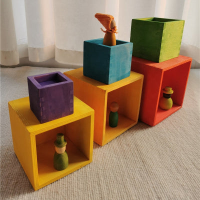 Jouet En Bois - RainbowWoodBlocks™