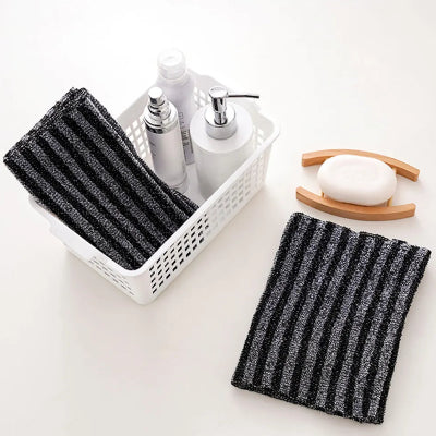 Gant de Toilette - ExfoLisse™ - Noir