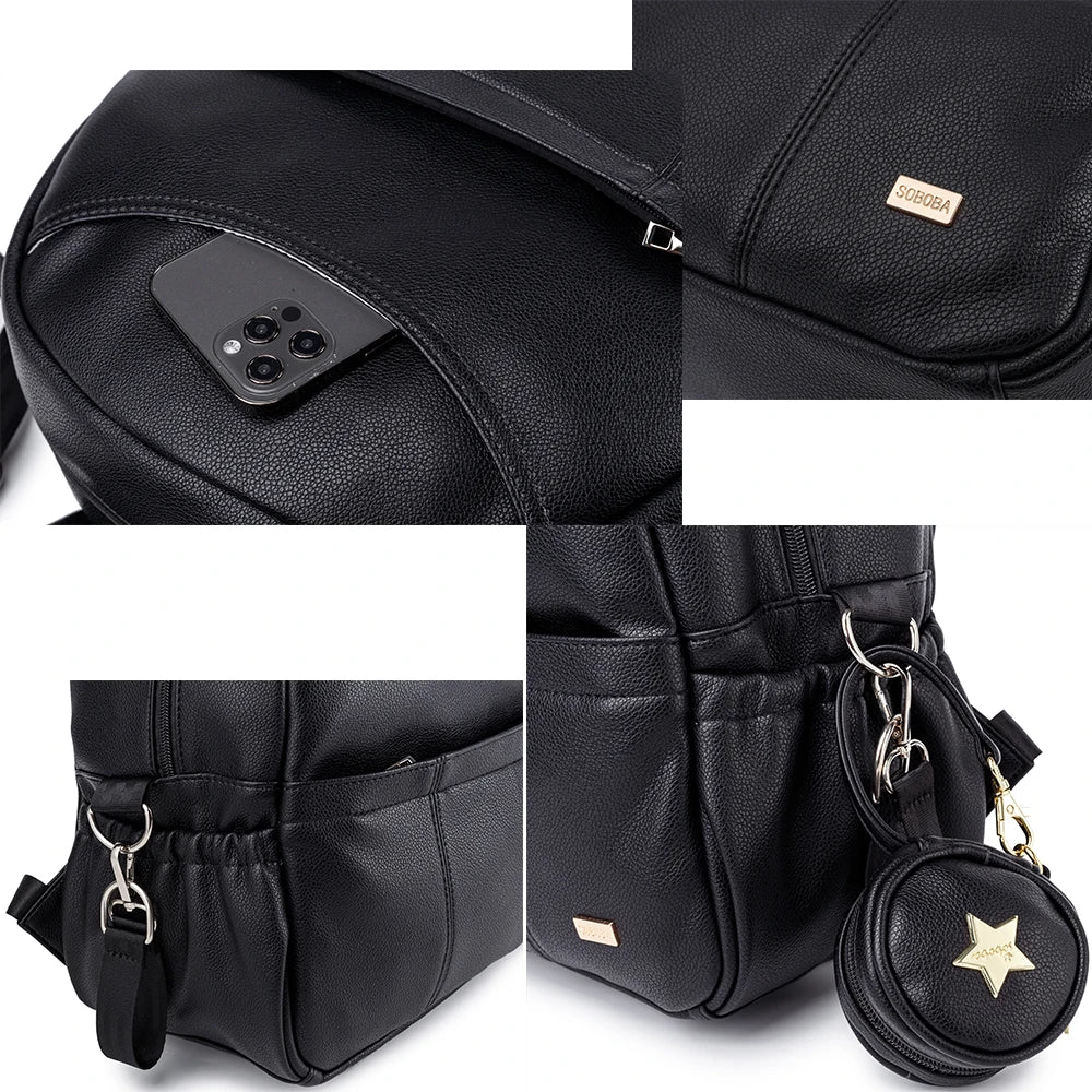 Sac à Langer - BlackDiaperBackpack™ - Noir