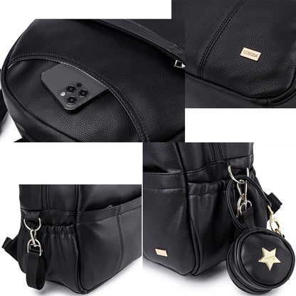 Sac à Langer - BlackDiaperBackpack™ - Noir