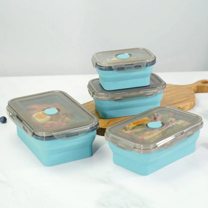 Boite de Conservation Alimentaire - SiliconeLunchBox™ - Bleu