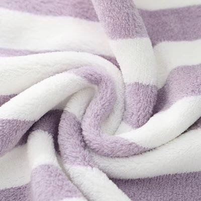 Serviette Microfibre - PetTowel™ - Rayures Lavande