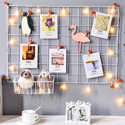 Rangement Mural - ClutterGrid™ - Grille Blanche