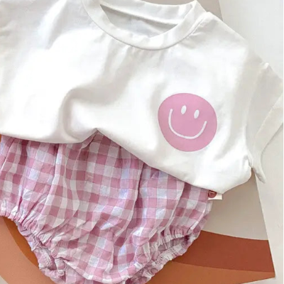 Ensemble Bebe - CarréDouceur™ - Rose