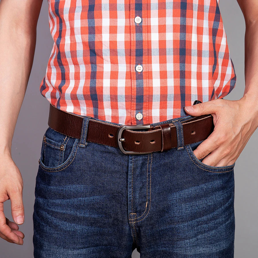 Ceinture en Cuir - BeltHeritage™ - Caffé