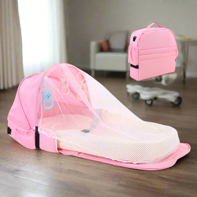 Berceau de Voyage - BabyNest™ - Rose