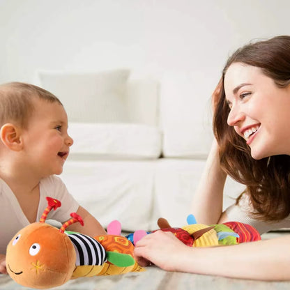 JOUET MUSICAL BEBE - MeloWorm™ - Chenille Orange