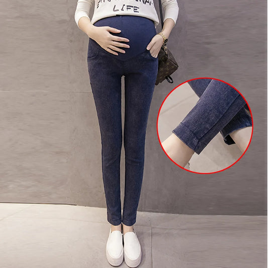 Pantalon Grossesse - MaternityJeansPants™ - Bleu simple