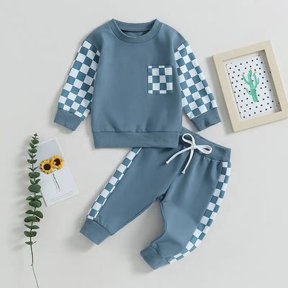 Ensemble Bebe Garcon - BabyBoysOutfits™ - Bleu