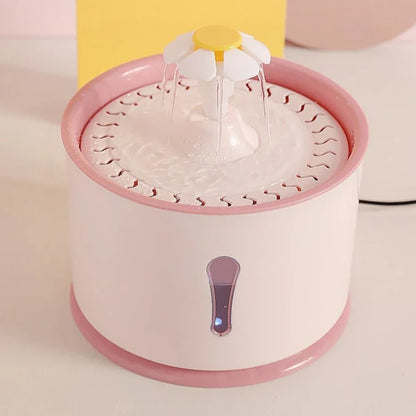 Fontaine à Eau pour Chat - CatLEDFountain™ - Rose