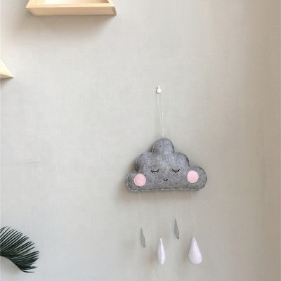 DECORATION CHAMBRE BEBE - CloudDrops™ - Gris