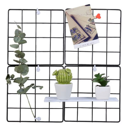 Rangement Mural - ClutterGrid™ - Grille Noire