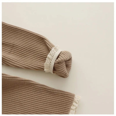 Pantalon dentelle - LaceBloom™ - Khaki