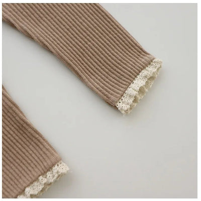 Pantalon dentelle - LaceBloom™ - Khaki