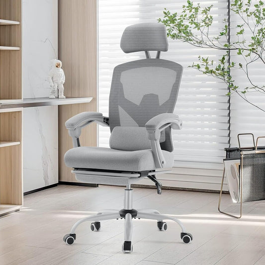 Chaise Ergonomique - ZenPosture™ - Gris