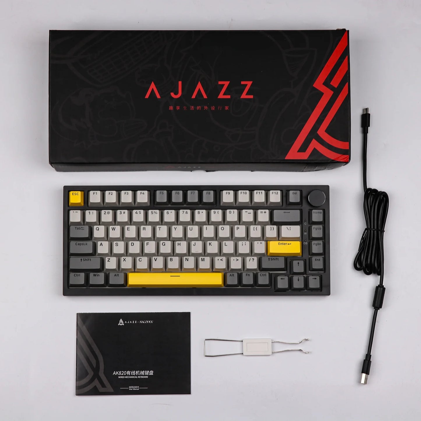 Clavier Gaming Sans Fil - TypElite™ - Gris