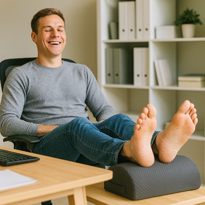 REPOSE PIED - WorkSoothe™ - Gris